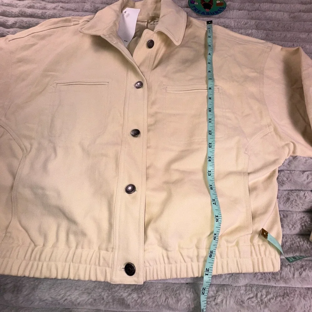 Ariat Robyn Jacket Women's Small Beige Boxy Fit Oversized Western Barn Style - Picture 6 of 11